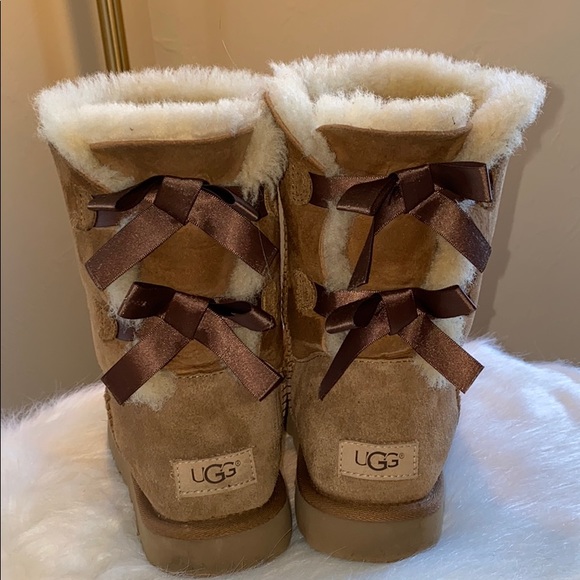 UGG Shoes - Ugg Boots Bailey 2 Bow Chestnut